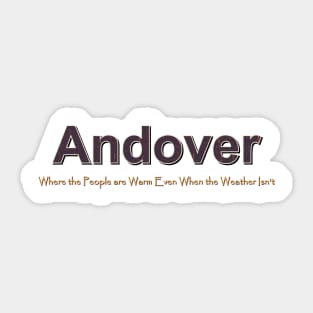 Andover Grunge Text Sticker